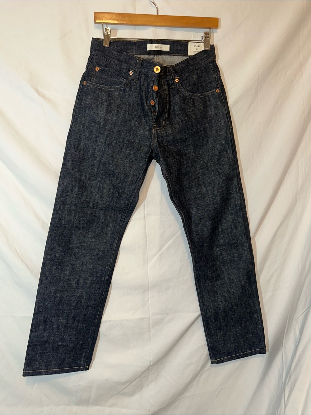 Billy Reid Dark Indigo Straight Jeans
